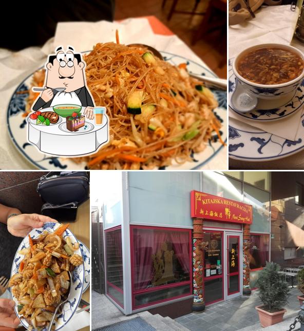 Zuppa calda e acida al New Shang Hai