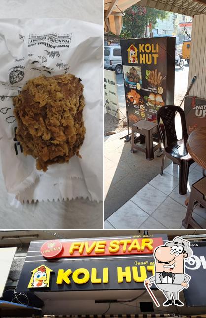 The exterior of Five star chicken - Koli Hut