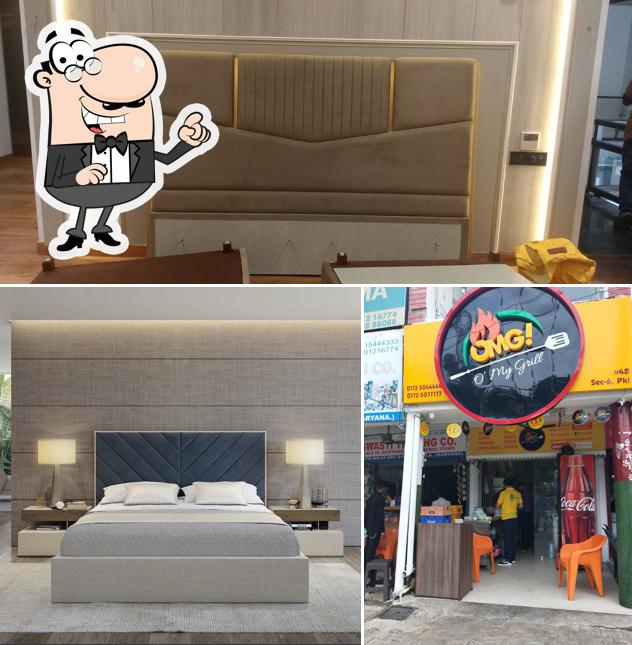 The interior of OMG,O MY GRILL