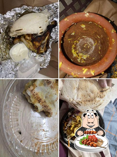 Pulled pork sandwich at Shawarma