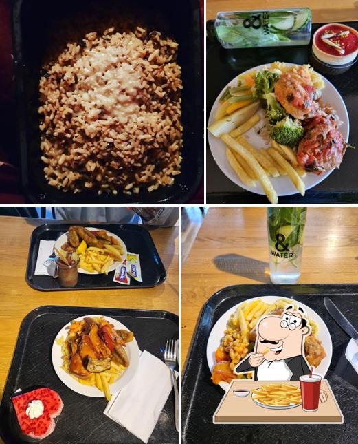 Patatine fritte al Coop Restaurant Winterthur City
