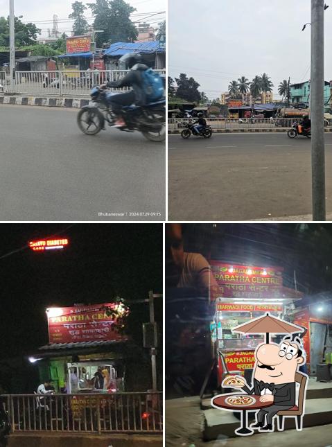 The exterior of Jagdamba Paratha Center