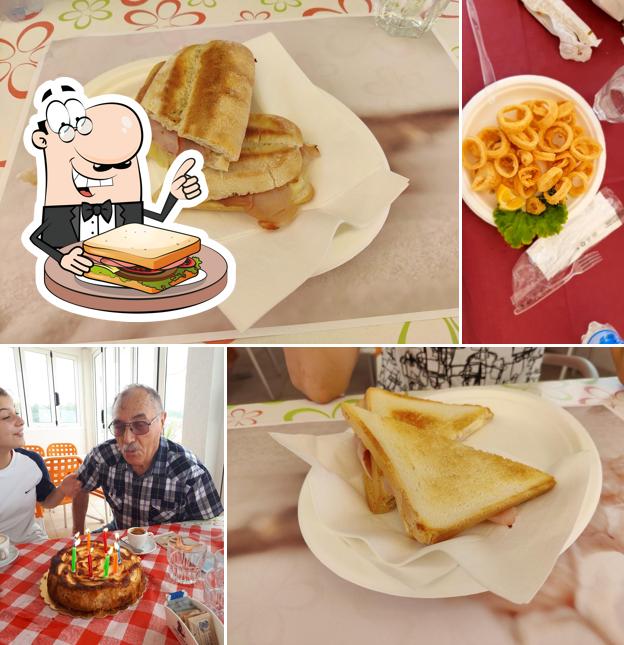 Toast al formaggio al Ristorante Miramare