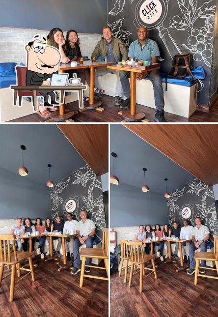 The interior of CLICK CAFE SHILLONG