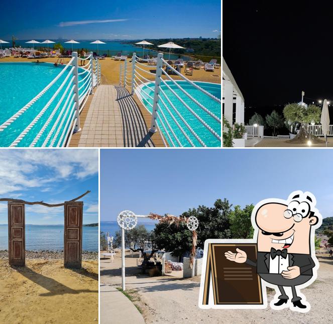 Goditi la vista dagli esterni di Grotta del Saraceno Village