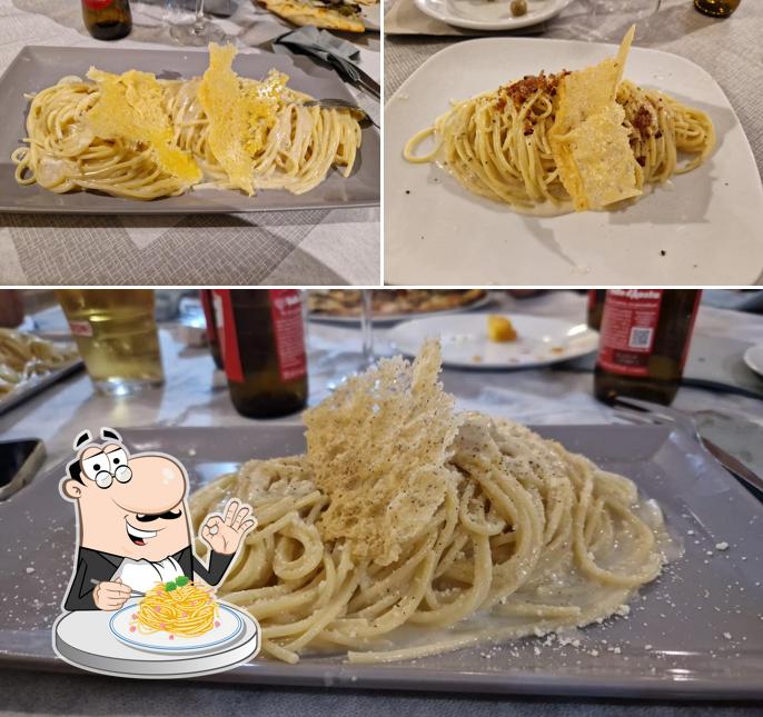 Spaghetti alla carbonara al Pizzeria U'Priiscé