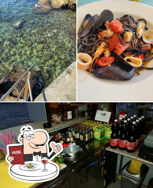 La foto di cibo e bevanda da Bagni Acquarium Moneglia