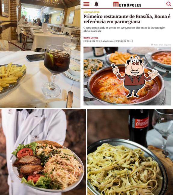 Comida em Restaurante Roma