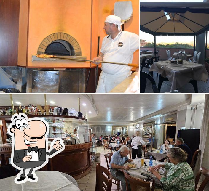 Gli interni di MaMa Trattoria Pizzeria
