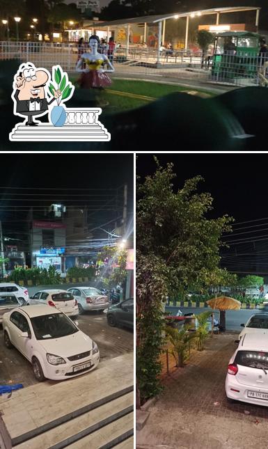 Enjoy the view at the outside area of Rabi Dana Pani