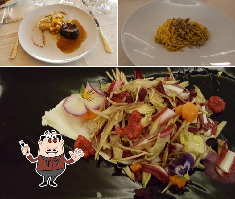 Cibo al Ristorante Albergo Antico Podere Tota Virginia