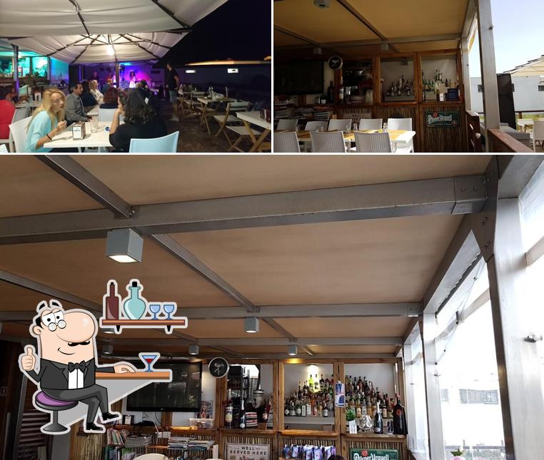 Gli interni di Twist Beach Club