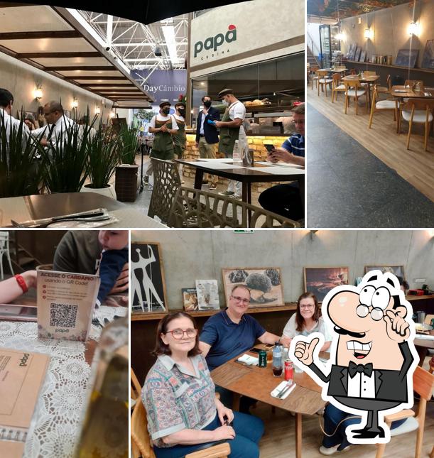 Sente em uma das mesas no Papa Cucina: Delivery, Sobremesa, Drinks, Vinho, Risoto, Brasília DF