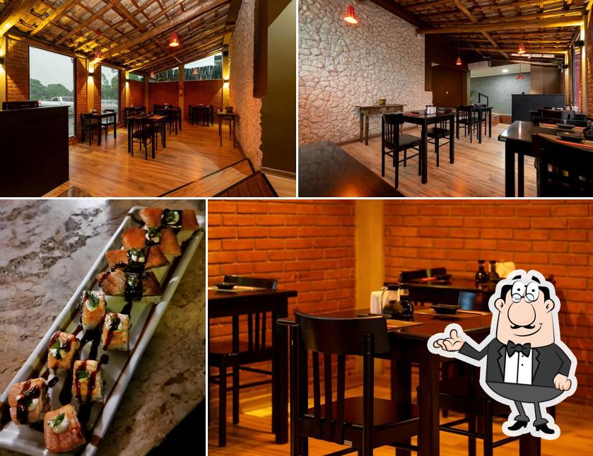 Veja imagens do interior do Noiê sushi