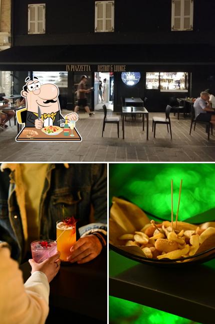 La cibo e interni del ristorante
