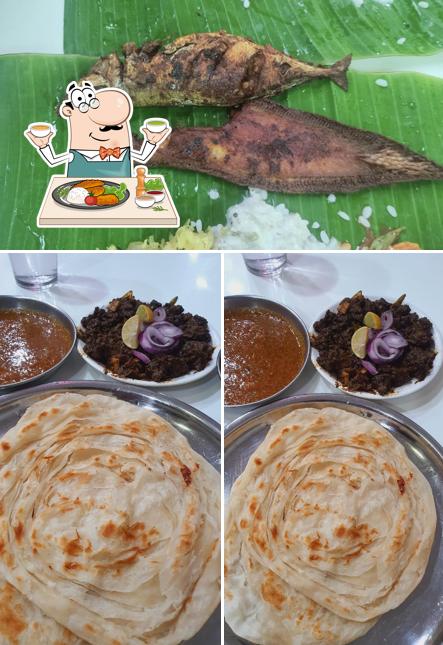 Food at Annapoorna hotel