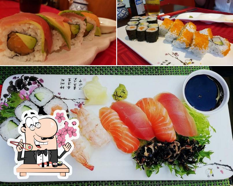 Prova le varie opzioni di sushi