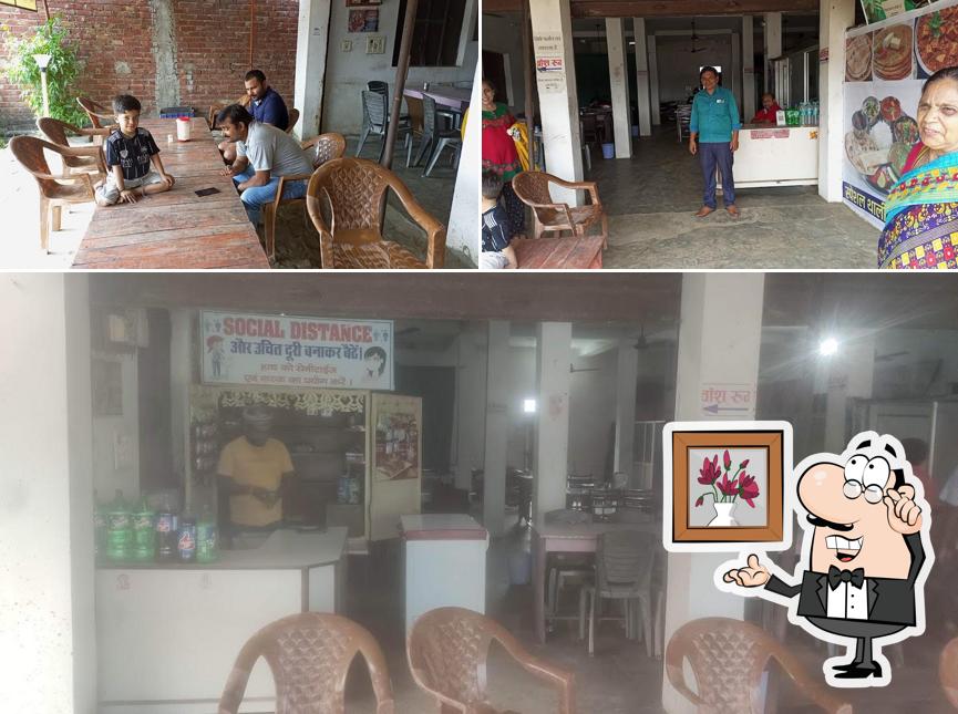 The interior of Banaras dhaba and family restaurant