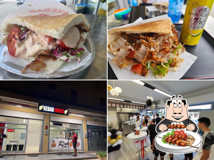 Dai un’occhiata alla foto che raffigura la cibo e interni di Kebab lutrano