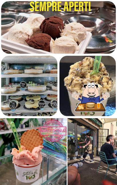 Platti al La gelateria del 103