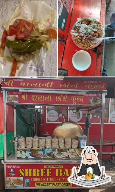 Food at Shree Balaji Chole Kulche