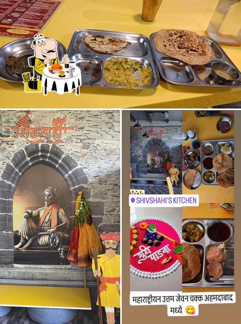 Among different things one can find food and interior at Shivshahi's kitchen