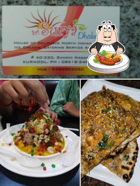 Meals at Sri Surya Dhaba