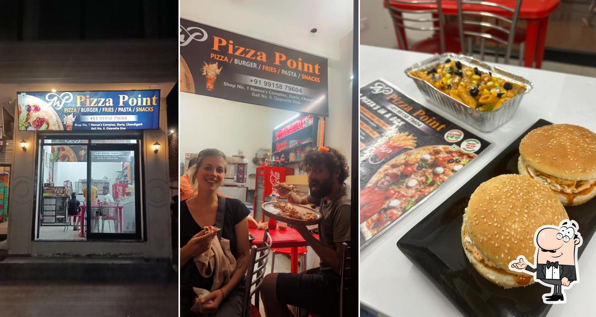 The interior of Mp pizza point