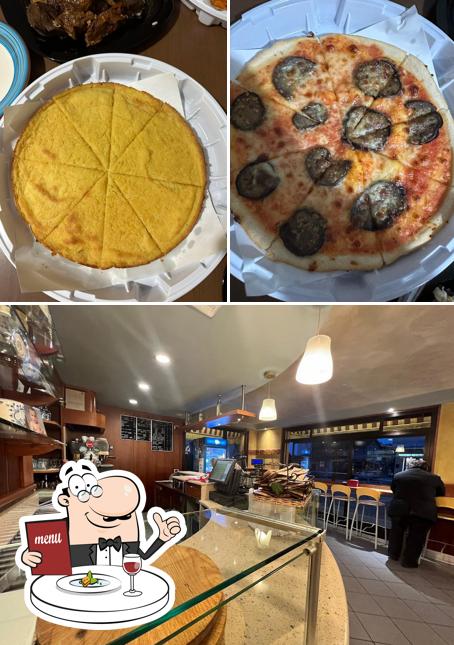 Pizzeria S. Giorgio si caratterizza per la cibo e interni