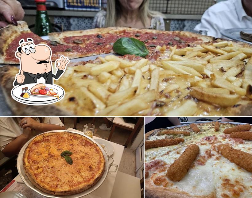 A Pizzeria al Monticello, puoi provare una bella pizza