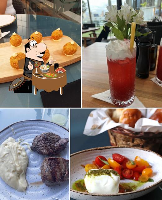 Arancino em Baleia rooftop