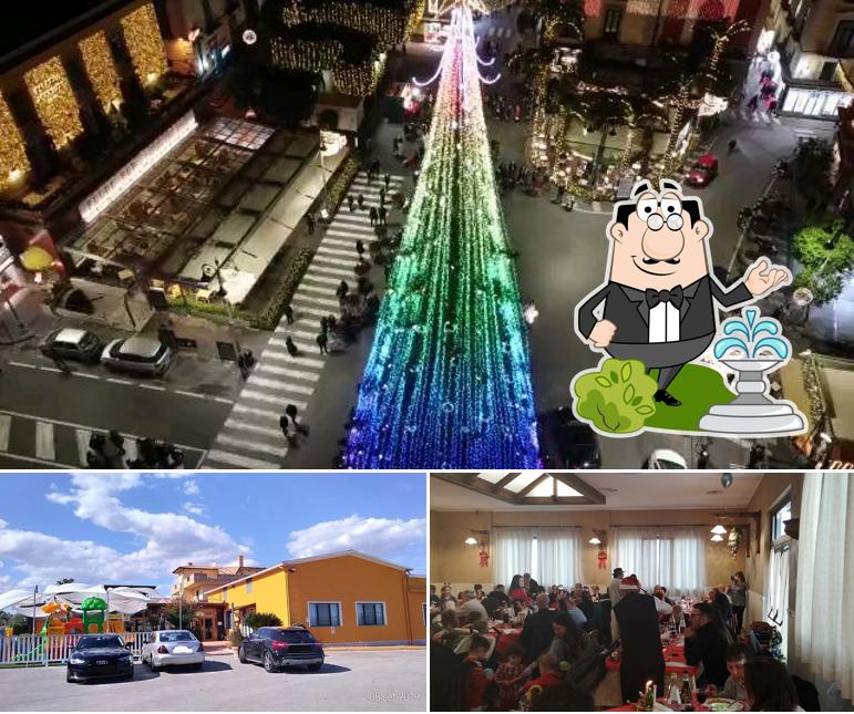 Tra le diverse cose da Ristorante Tonino si possono trovare la esterno e interni