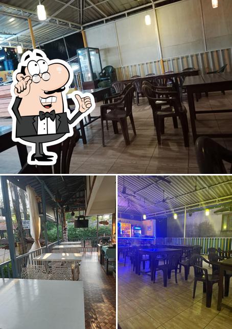 Take a seat at one of the tables at Two Brothers