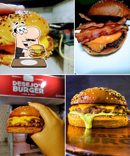 Delicie-se com um hambúrguer no Desejos'Burger