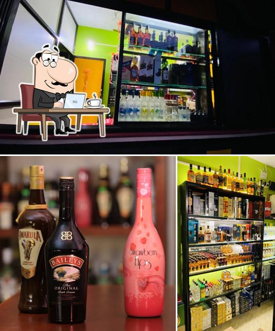Check out how Infinity liquor store looks inside