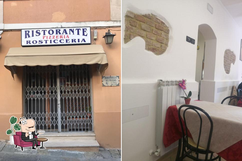 Gli interni di Rosticceria Ristorante da Serenella e Alfredo