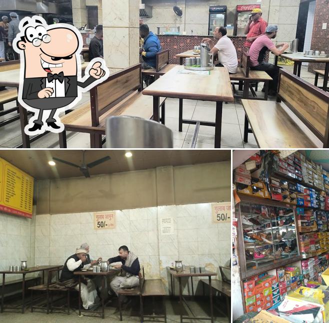 Take a seat at one of the tables at Tuhada Dhaba