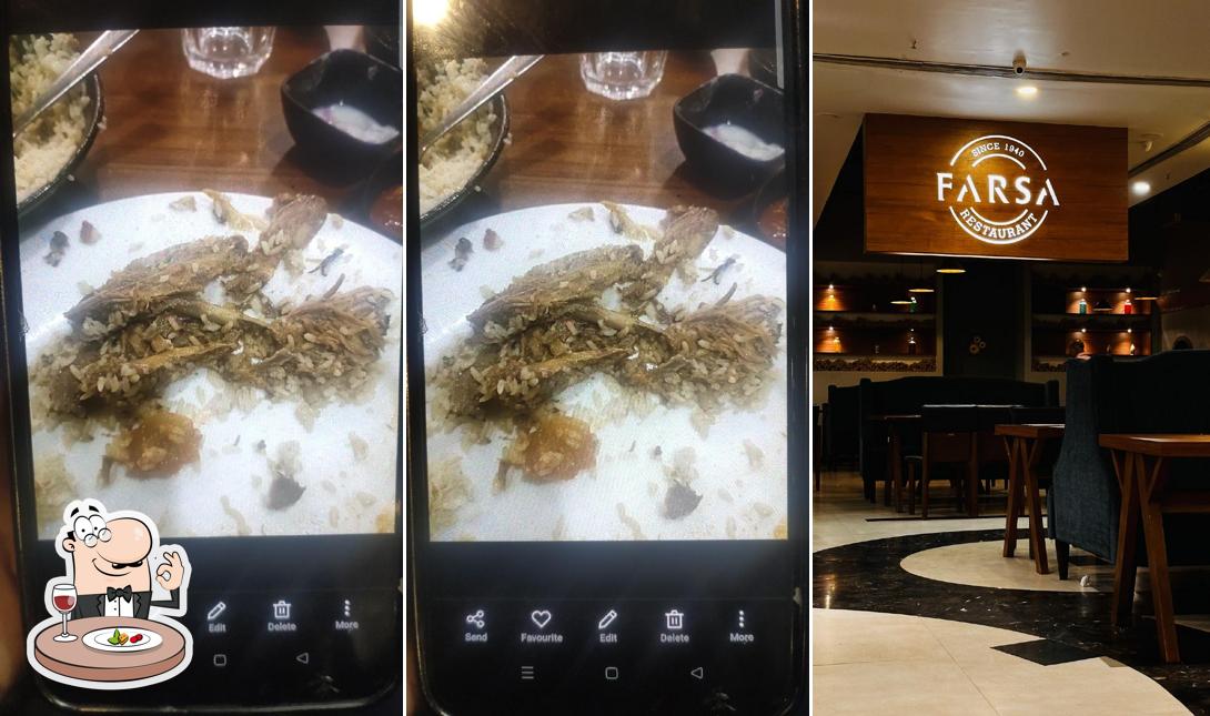 Meals at Farsa Restaurant