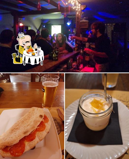 Questa è la immagine che mostra la cibo e interni di Bar One Di Cavallito Mauro & C Snc