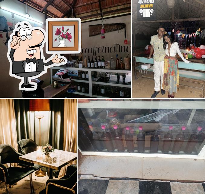 The interior of Coorg Tender Cafe