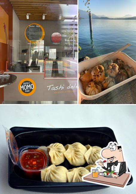 Tra le varie cose da Dolma's Momo Point si possono trovare la cibo e interni