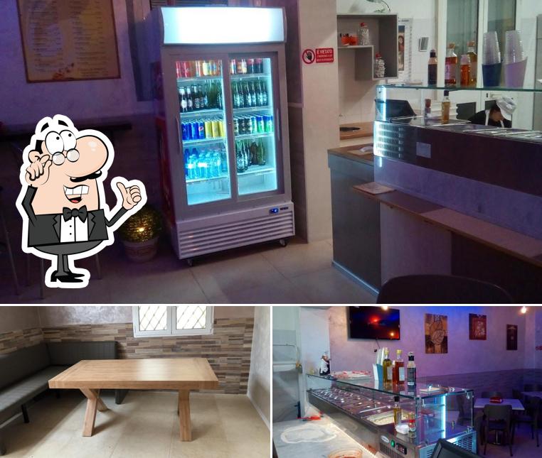 Gli interni di Pizzeria Gina