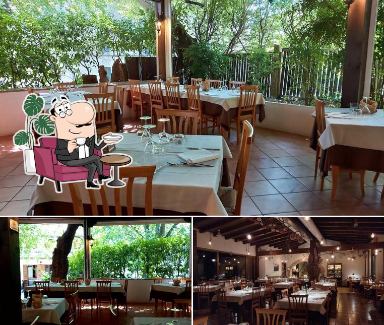 Gli interni di Da Ezio Ristorante in Collina