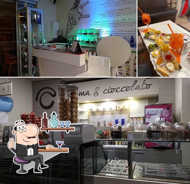 Gli interni di Crema & Cioccolato Campagna