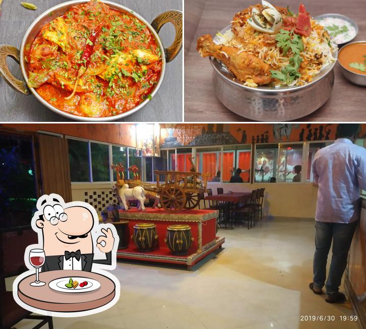 The restaurant's food and interior