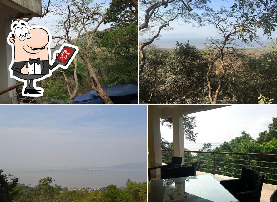 Enjoy the view outside MTDC Elephanta Resort and Chalukya Restaurant