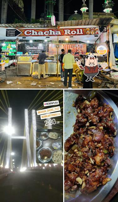 The picture of Chacha Rolls’s food and exterior