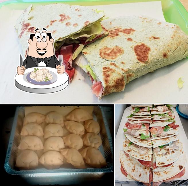 Ravioli cinesi al Monaldi piadina e cassoni acquaviva