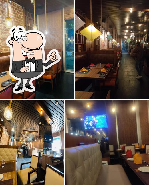 The interior of Taste Of Bhagwati