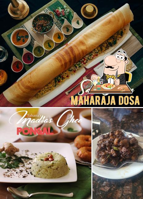 Food at Sahana Vegetarian Restaurant